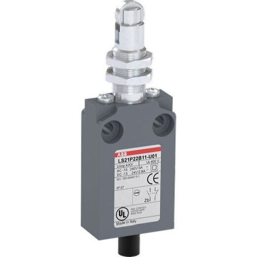 ABB Stotz-Kontakt Kompakt-Positionsschalter LS21P22B11-U01 grau IP67 1SBV016022R3801