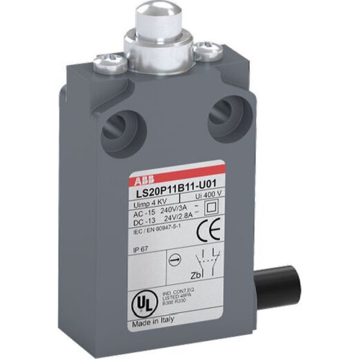 ABB Stotz-Kontakt Kompakt-Positionsschalter LS20P11B11-U01 grau IP67 1SBV015911R3801