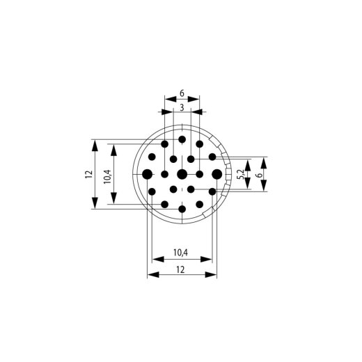 Weidmüller Sensor/Aktor Steckverbinder SAI-M23-BE-19-F 1224400000 1 STK