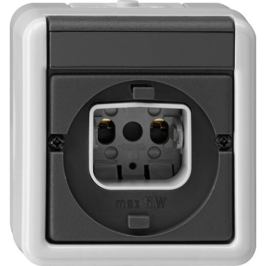 Gira Lichtsignal 016130 mit Bajonettverschluss WG AP grau