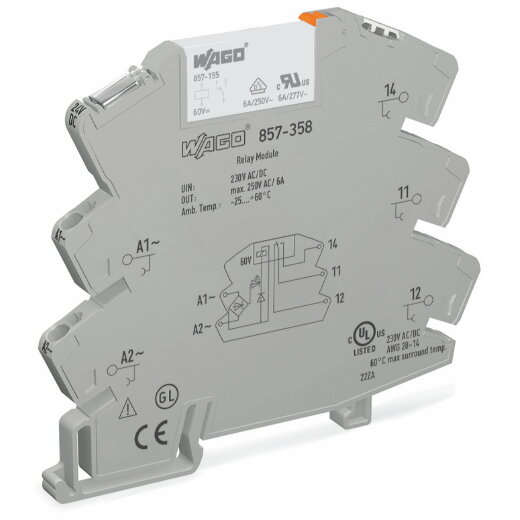 WAGO Relaisbausteine 857-358 6mm 230V/ACDC 1W