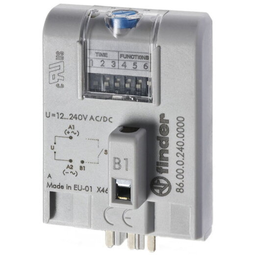 Finder Zeitmodul 86.00.0.240 Bereich: 0,05s-100h 1 STK