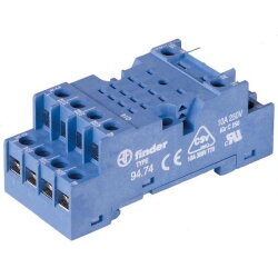 Finder Relaisfassung 94.74 blau 1 STK