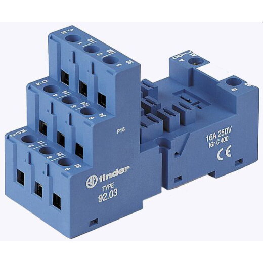 Finder Relaisfassung 92.03 blau 1 STK
