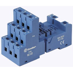 Finder Relaisfassung 92.03 blau 1 STK