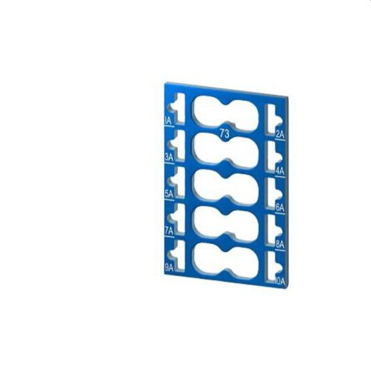 Siemens Schild ET 200SP 10xblau 6ES7193-6CP73-2AA0