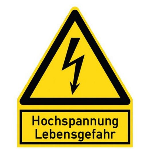 PROTEC.class Warnzeichen Hochspannung PWZHS (200x244mm)