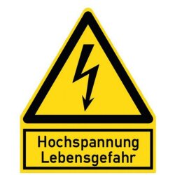 PROTEC.class Warnzeichen Hochspannung PWZHS (200x244mm)