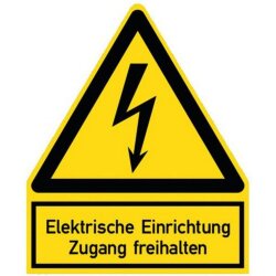 PROTEC.class Warnzeichen Elektr. Einrichtung PWZEE...
