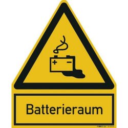 PROTEC.class Warnzeichen Batterieraum PWZBR (200x244mm)