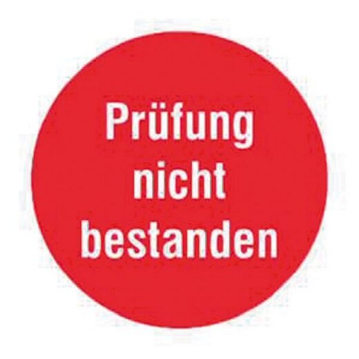 PROTEC.class Prüfplakette PPPNB Prüfung nicht bestanden 05105135