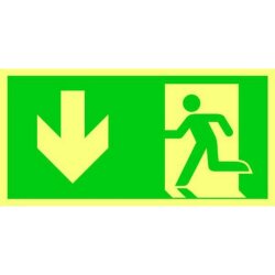 Protec.class Rettungszeichen PRZFPG gerade Folie 05104010