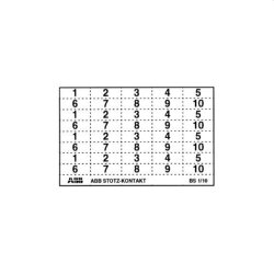 ABB Stotz-Kontakt Beschriftungsschild BS-81/120...