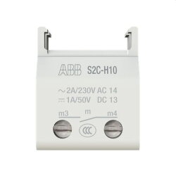 ABB Hilfskontakt S2C-H10 1S mit Schieber MCB + AFDD,...