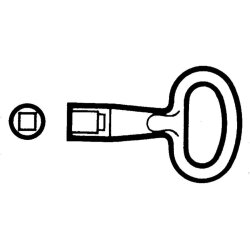 Schneider Electric Schlosseinsatz vierkant 8mm f. Spacial...