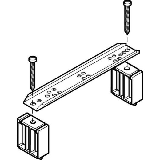 ABN Braun ESPRO-Hut-Profilschiene 7,5mm 1FB für Zähler/Verteilerfeld PCP10N