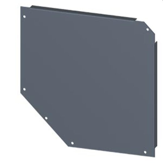 Siemens Bodenblech für Eckschrank IP40 400mm verzinkt 8MF1004-2UE21-0