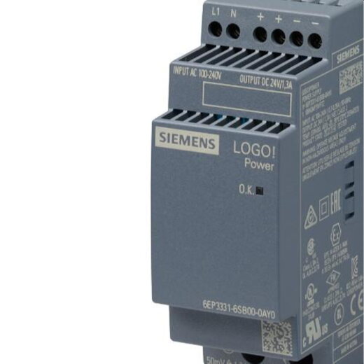 Siemens Stromversorgung LOGO!Power 1phasig DC 24 V/1,3 A 6EP3331-6SB00-0AY0