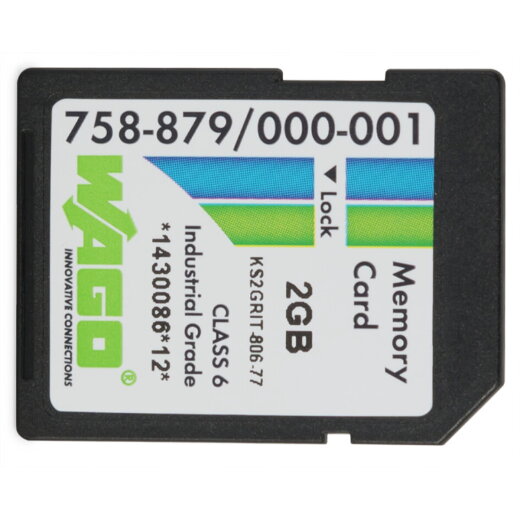 WAGO Speicherkarte 758-879/000-001 SD Card