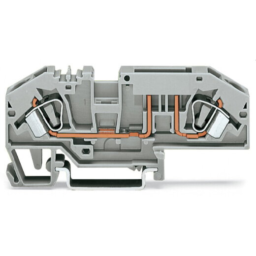 WAGO 2 Leiter Sicherungsklemme 282-696 grau für KFZ-Sicherung
