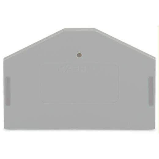 WAGO Abschlussplatte u. Zwischenplatte 280-312 grau