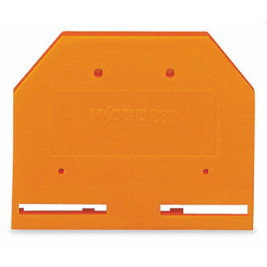 WAGO Abschlussplatte u. Zwischenplatte 280-302 orange