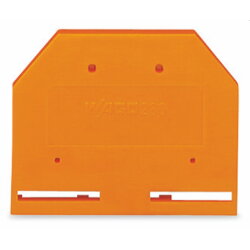 WAGO Abschlussplatte u. Zwischenplatte 280-302 orange