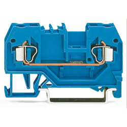 WAGO 2 Leiter Durchgangsklemme 280-904 2,5qmm blau