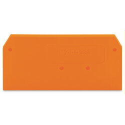WAGO Abschlussplatte u. Zwischenplatte 280-309 orange