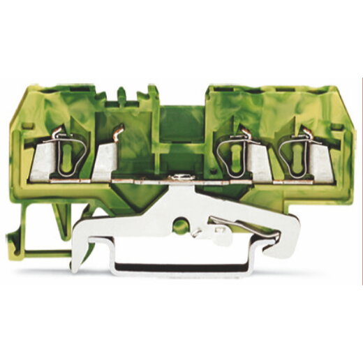 WAGO 3 Leiter Schutzleiterklemme 280-687 2,5qmm grün-gelb