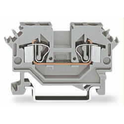 WAGO 2 Leiter Durchgangsklemme 281-601 4qmm grau