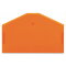 WAGO Abschlussplatte u. Zwischenplatte 280-313 orange