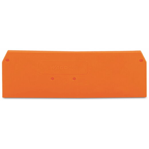 WAGO Abschlussplatte u. Zwischenplatte 280-315 orange
