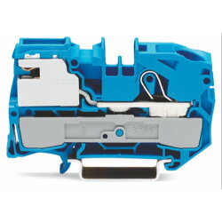 WAGO 1 Leiter N Trennklemme 2016-7114 N-Einspeisklemme blau