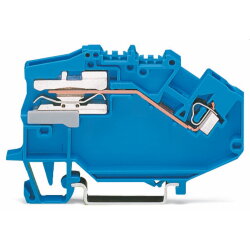 WAGO 1 Leiter N Trennklemme 780-613 2,5qmm blau
