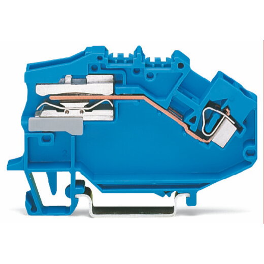 WAGO 1 Leiter N Trennklemme 781-613 4qmm blau