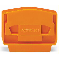 WAGO Abschlussplatte u. Zwischenplatte 264-368 grau