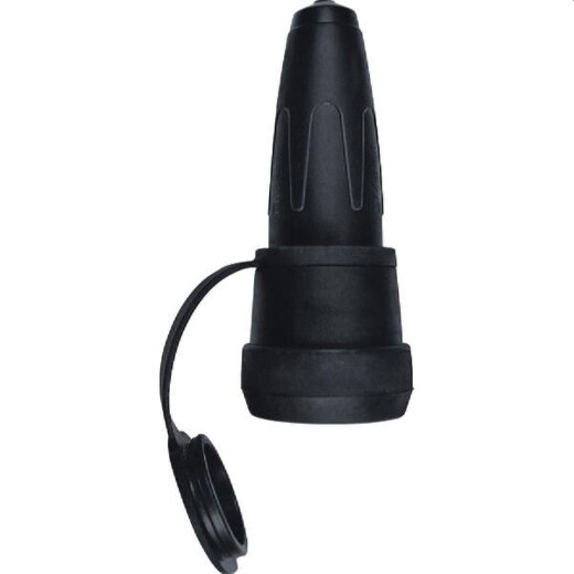 Merten SCHUKO-Vollgummikupplung 173051 schwarz
