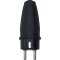 Merten SCHUKO-Gummistecker 123251 schwarz