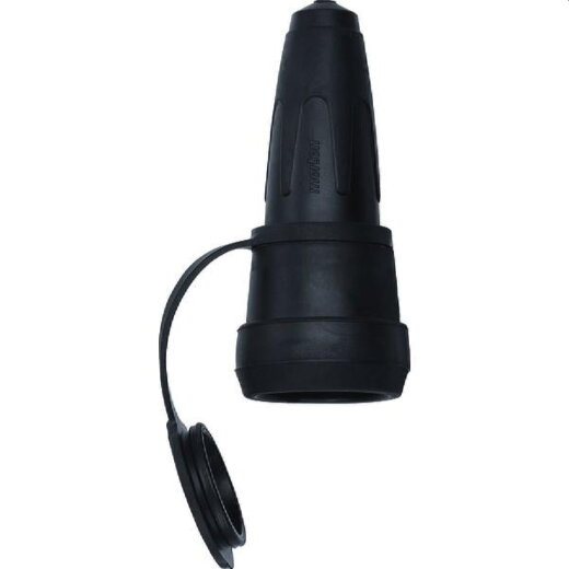 Merten SCHUKO-Vollgummikupplung 172993 schwarz