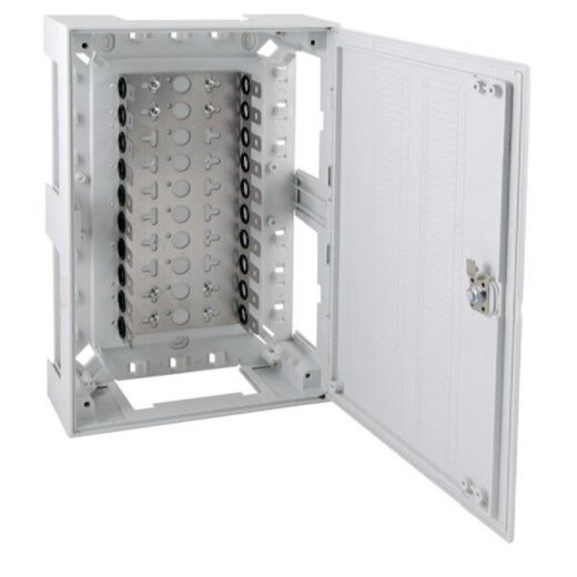 DNTE Kunststoffverteiler innenBox III zu 100DA mit Vorreiber 46026.1