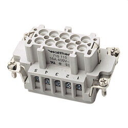 Walther Buchseneinsatz 710110 10polig 710110