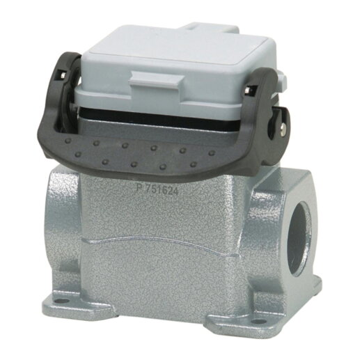 Walther Sockelgehäuse P711606MS 6polig 1xM20 52mm Klappdeckel P711606MS