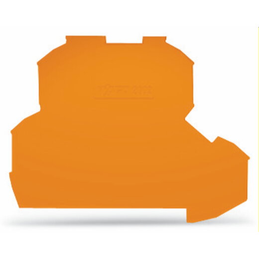 WAGO Abschlussplatte u. Zwischenplatte 2002-2292 orange