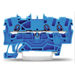 WAGO 3 Leiter Durchgangsklemme 2001-1304 TOPJOB S blau...