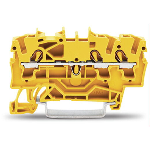 WAGO 3 Leiter Durchgangklemme 2002-1305 TOPJOB S gelb 2,5qmm