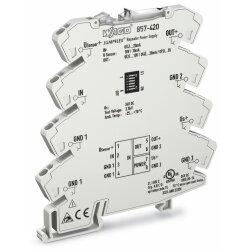 WAGO Speisetrenner 857-420 Konfiguration DIP-Schalter 24V D