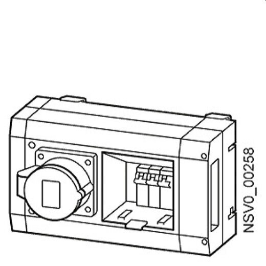 Siemens Abgangskasten BD01-AK2M1/CEE165A163 BVP:034280