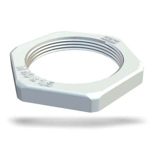 OBO Gegenmutter 116 M M20 PS lichtgrau Polystyrol