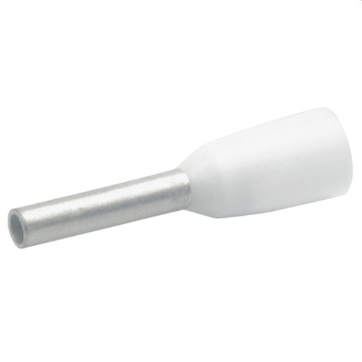 Klauke Aderendhülse n. DIN 0,5qmm 10mm weiss VZ isoliert 46910